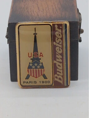 Budweiser USA Paris 1900 Olympic Sponsor Enamel Pin #2